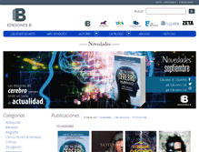 Tablet Screenshot of edicionesb.com.co